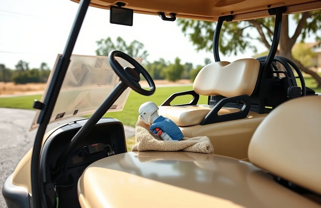 Cleaning the Exterior Body - how to clean golf cart?