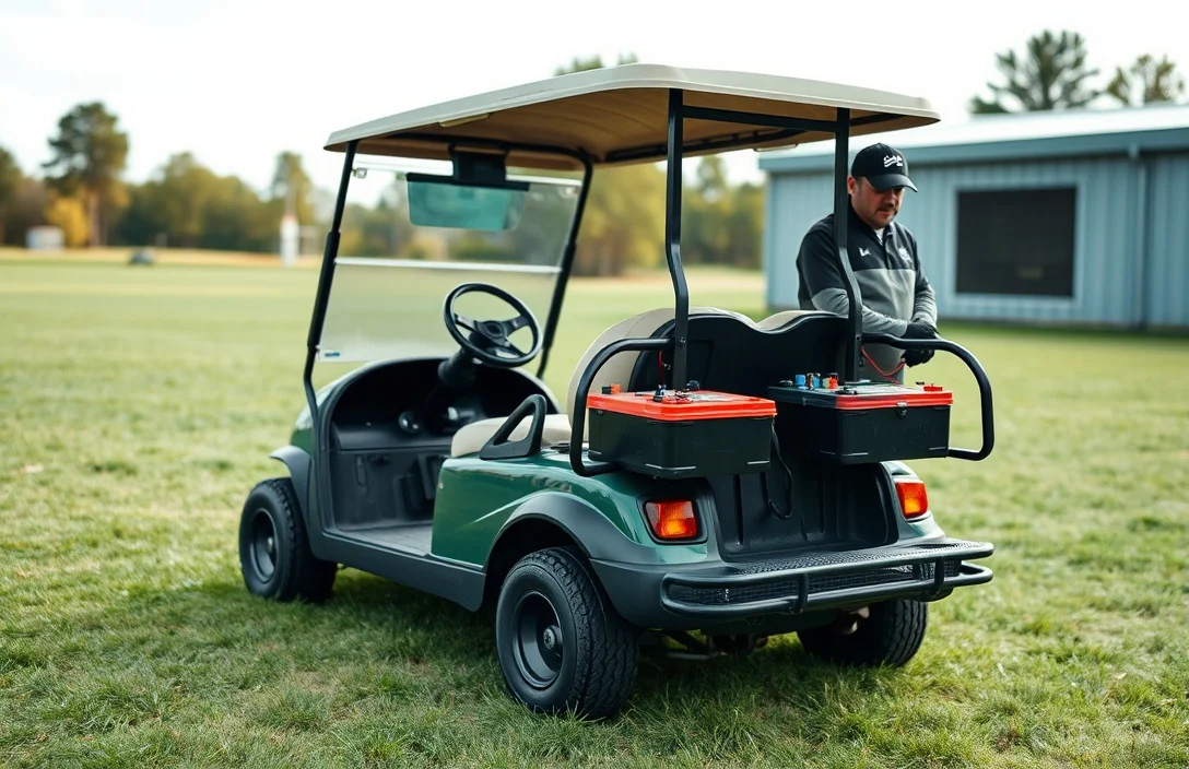 does hot weather damage golf cart batteries?