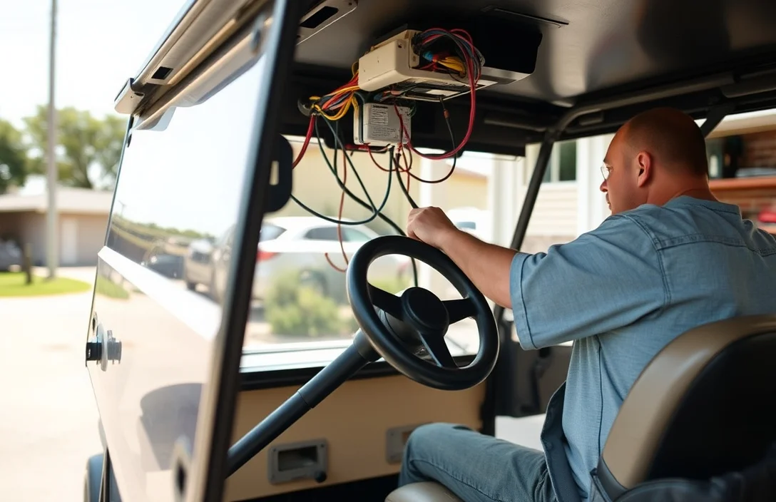 Electrical Component Installation - how to make golf cart street legal?