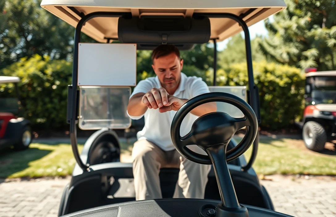 Emergency Start Procedures - how to start golf cart without key?