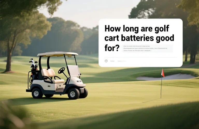 How long are golf cart batteries good for?