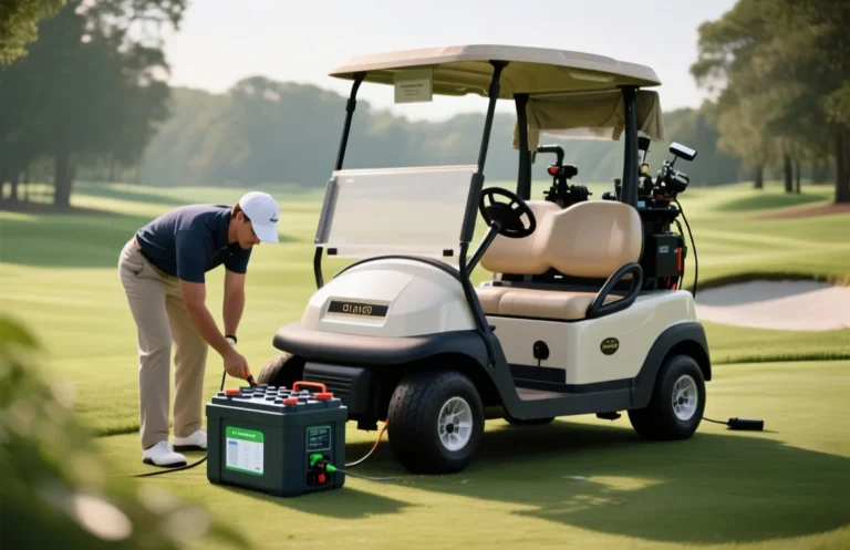 How to charge golf cart batteries individually?