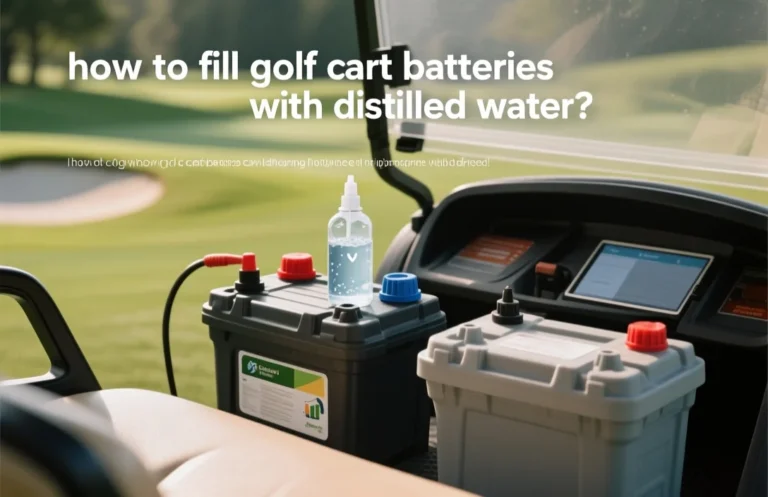 How to Properly Fill Golf Cart Batteries with Distilled Water