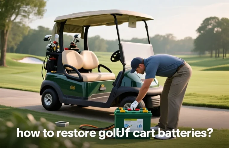How to restore golf cart batteries?
