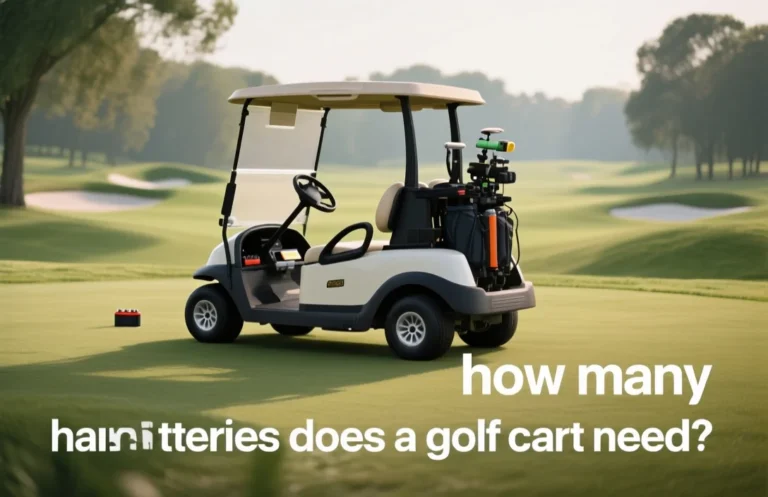 How many batteries does a golf cart need?