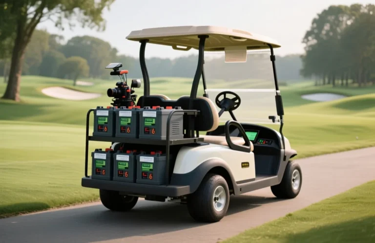 How many volts is a golf cart with 6 batteries?