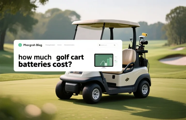 How much do golf cart batteries cost?