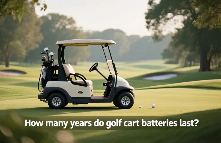 How many years do golf cart batteries last?