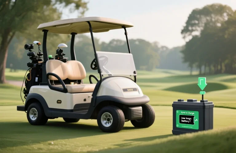 How long to charge a golf cart battery?