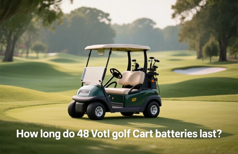 How long do 48 volt golf cart batteries last?