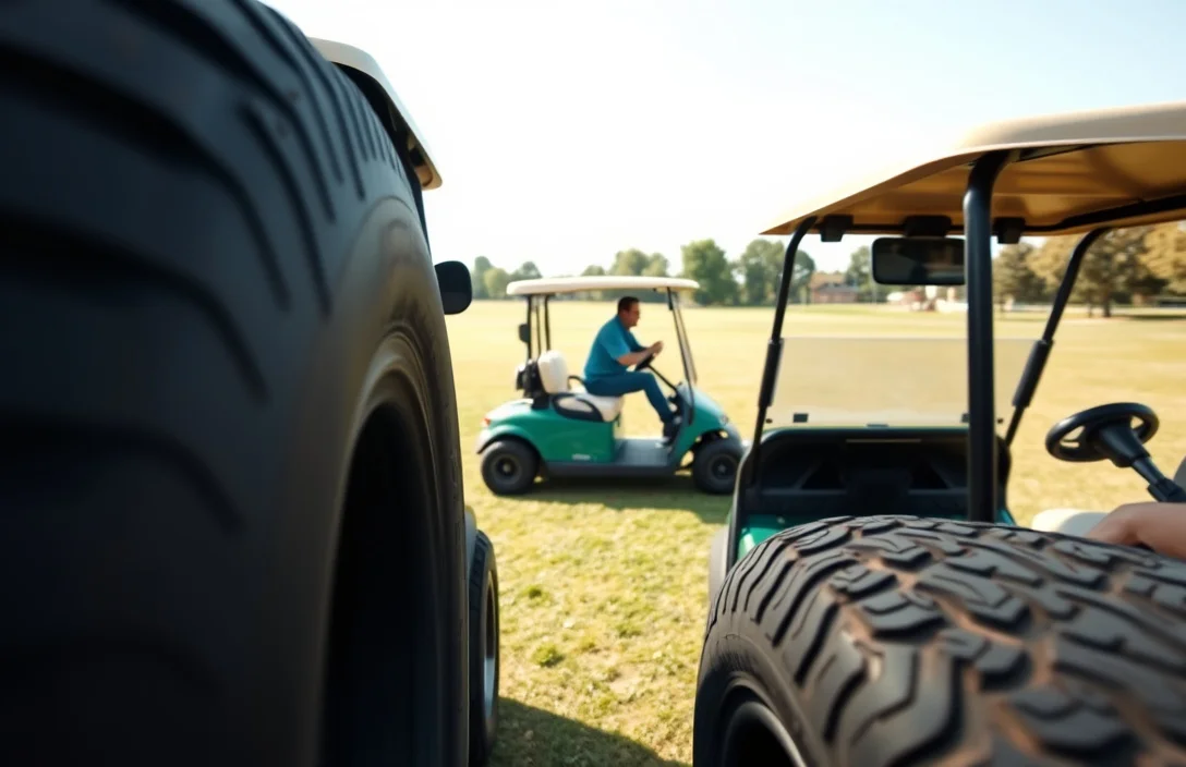 Find Golf Cart Tire PSI - how much air in golf cart tires?