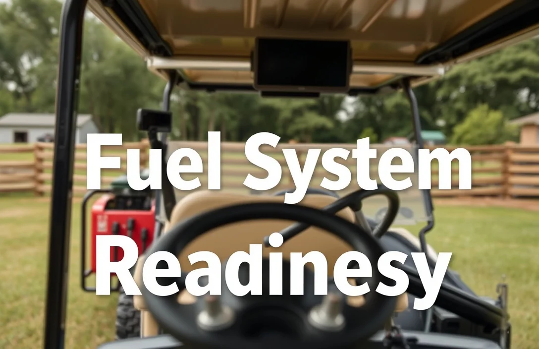 Fuel System Readiness - how to start a gas golf cart?
