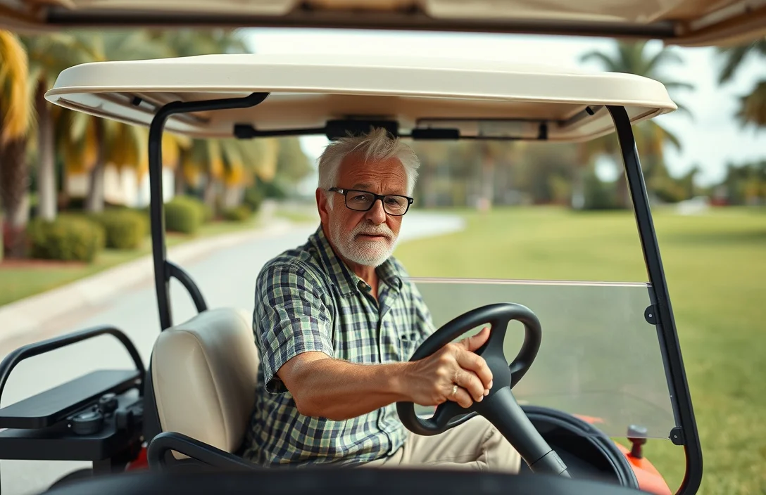 how old to drive a golf cart in florida?