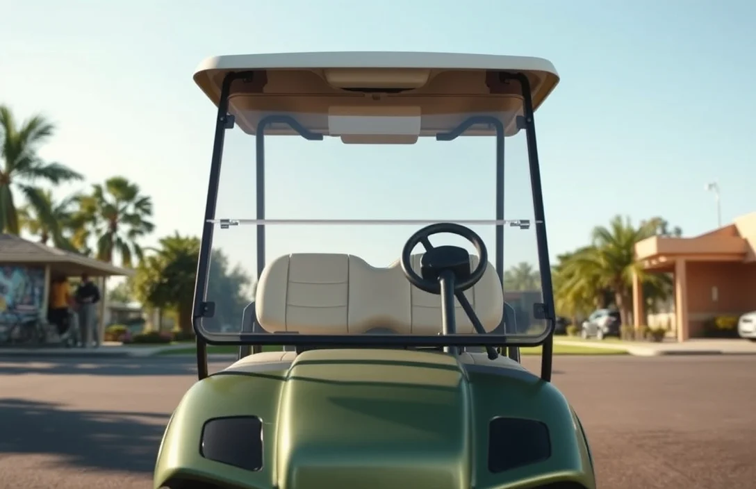 how tall is a golf cart?