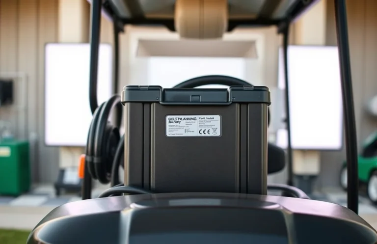 how to charge a golf cart battery for the first time?