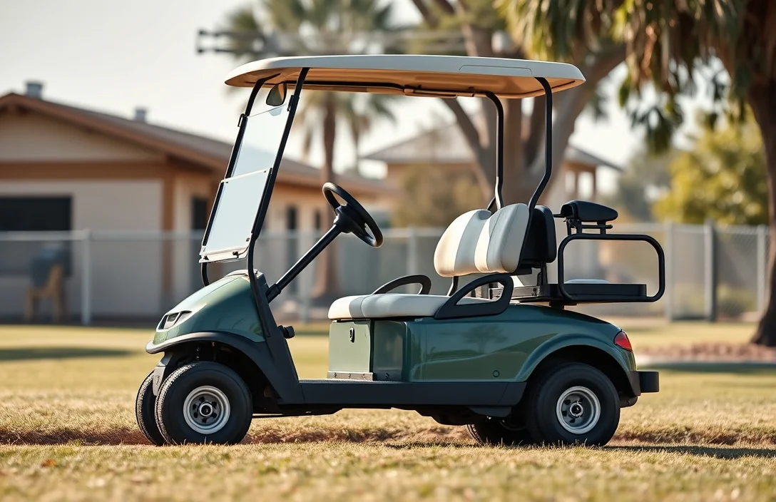 how to put golf cart in park?