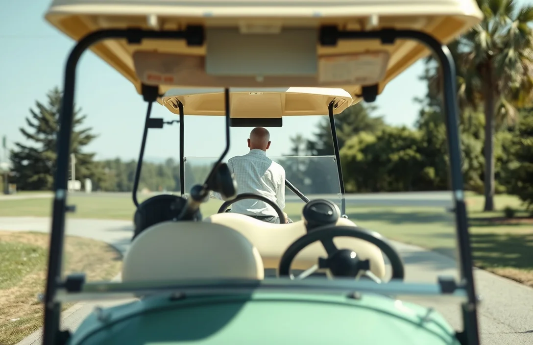 how to reverse golf cart?