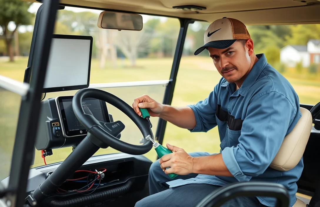 Maintaining Electrical Components - how to clean golf cart?