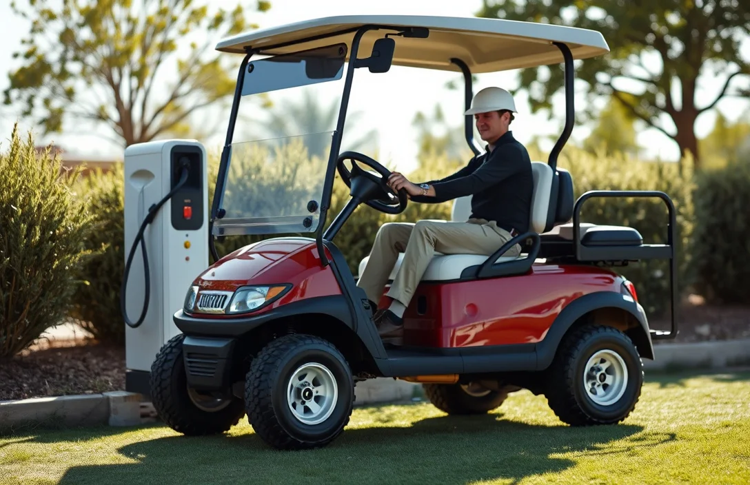 Safety and Maintenance - how to charge electric golf cart?