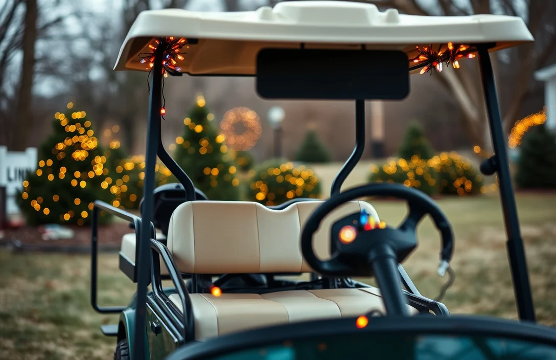 Step-by-Step Installation - how to put christmas lights on golf cart?