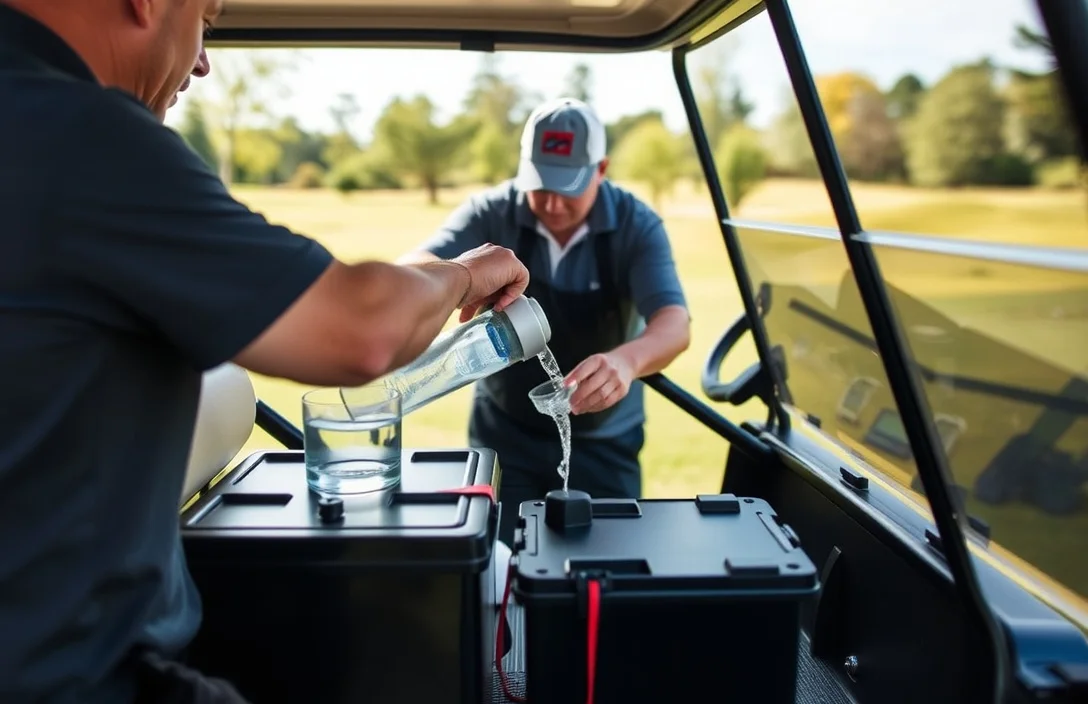 Step-by-Step Watering Guide - how to add water to golf cart batteries?